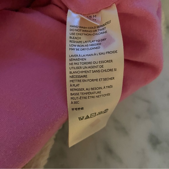 ANTHROPOLOGIE Faux Fur Top Medium Light Pink Soft Textured EUC - Picture 9 of 9